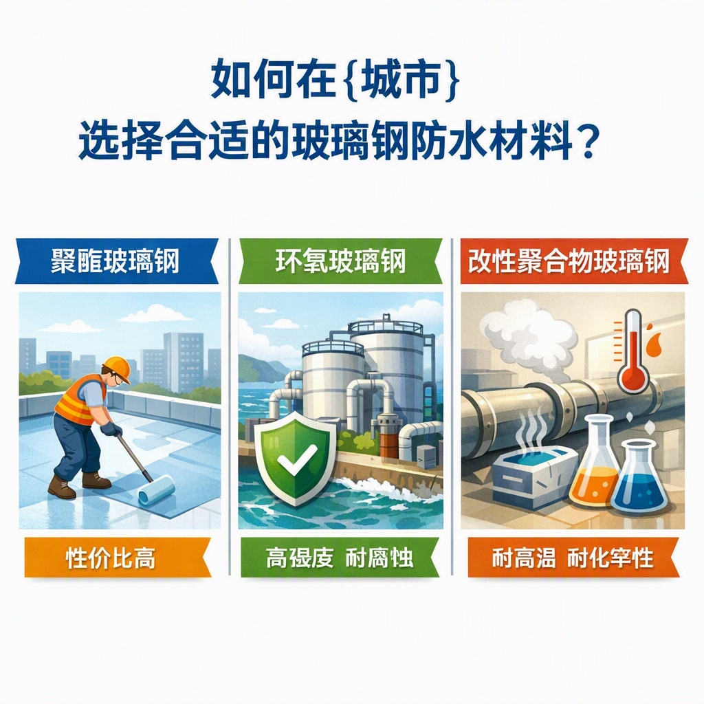 如何在湘西选择合适的玻璃钢防水材料?
